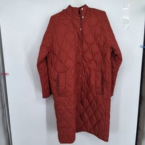 THE NORMAL BRAND Sz XL Women's Quilted Red Coat